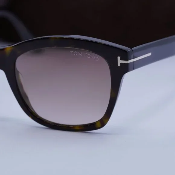 Final Price! Tom Ford Lauren-02 FT0614 52F Havana/Brown Sunglasses